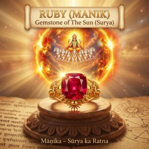 Ruby (Manik) – Gemstone of Sun (Surya)
